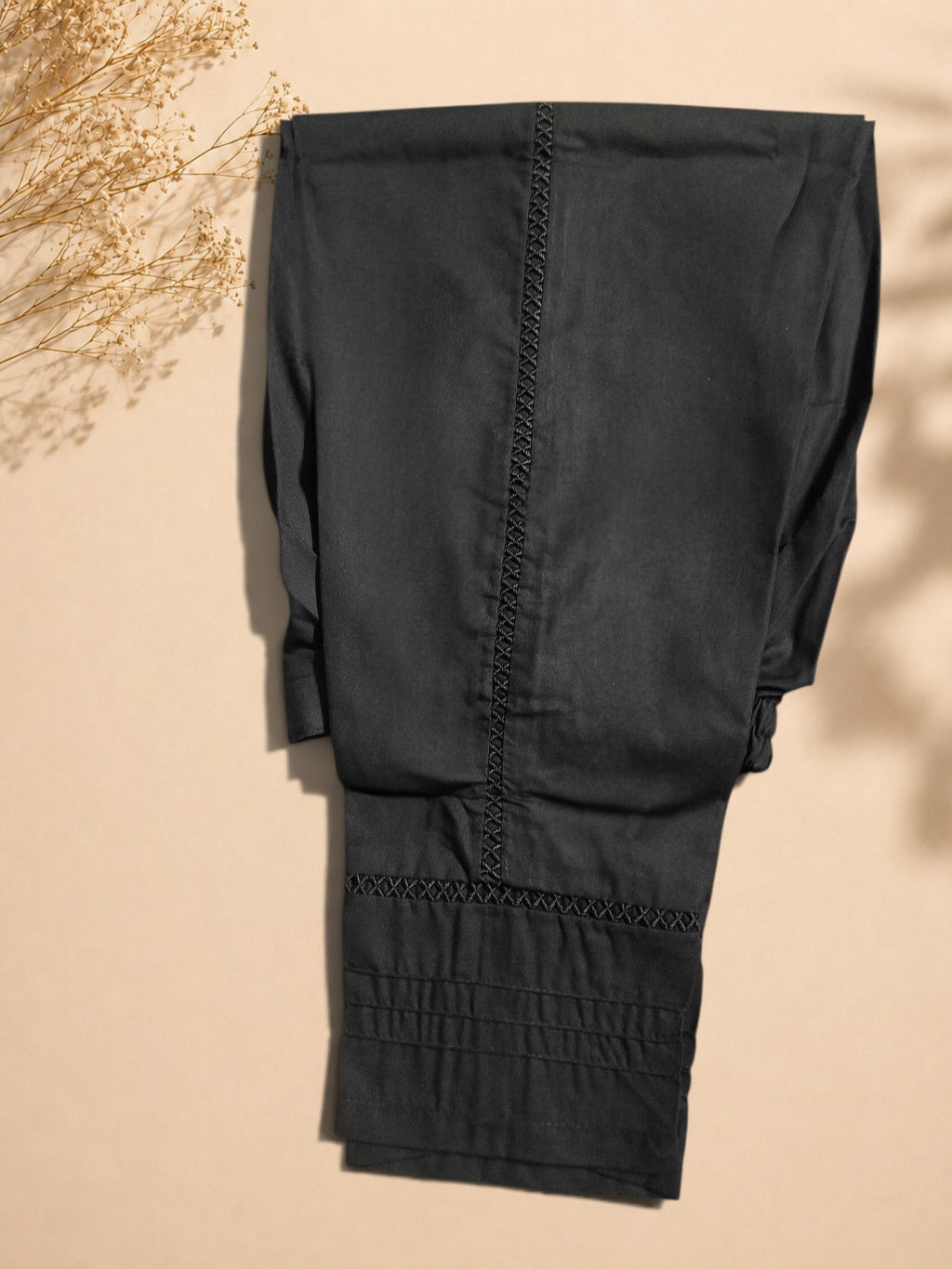 Premium Lace Accent Trousers | SKU: SLT02