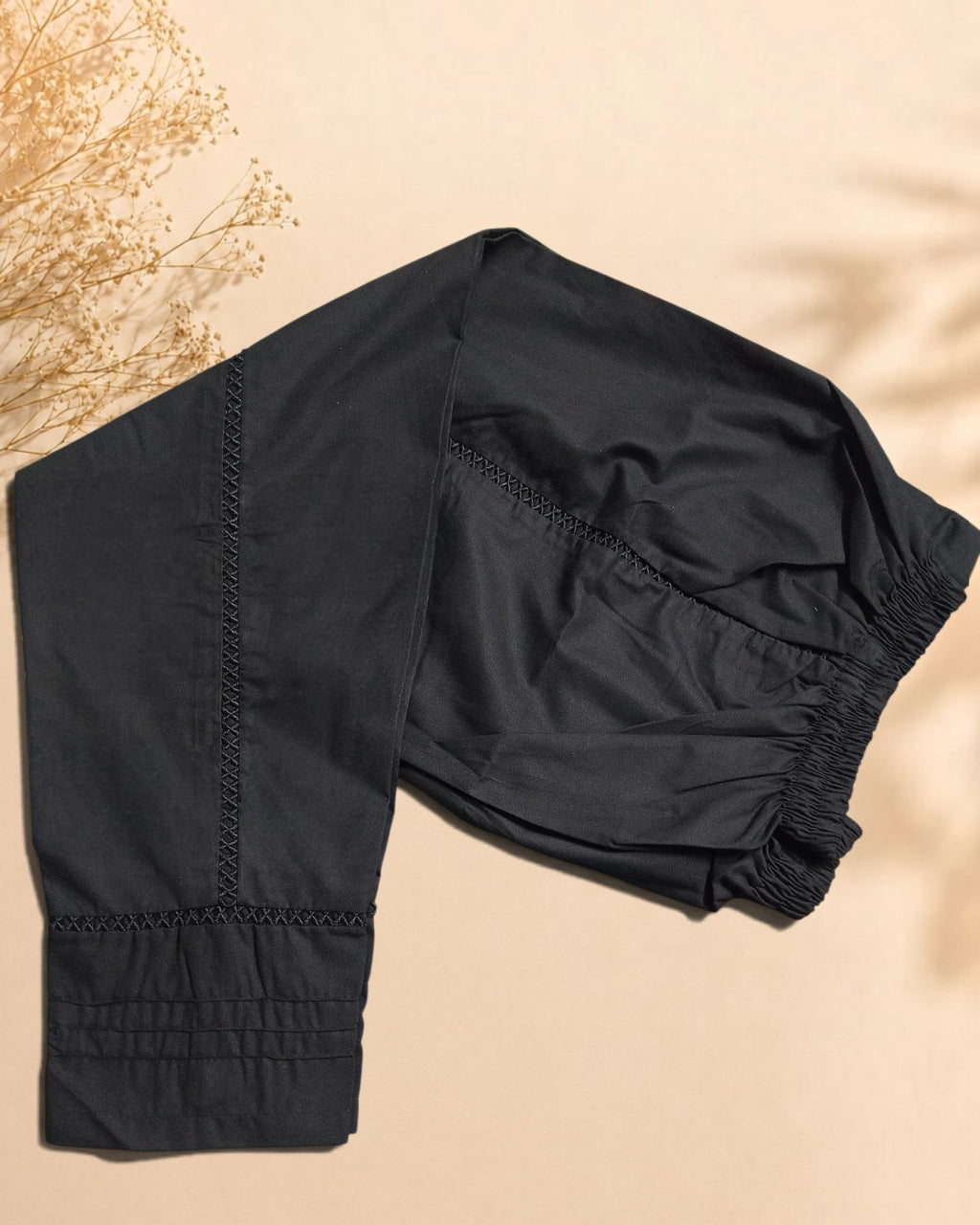 Premium Lace Accent Trousers | SKU: SLT02