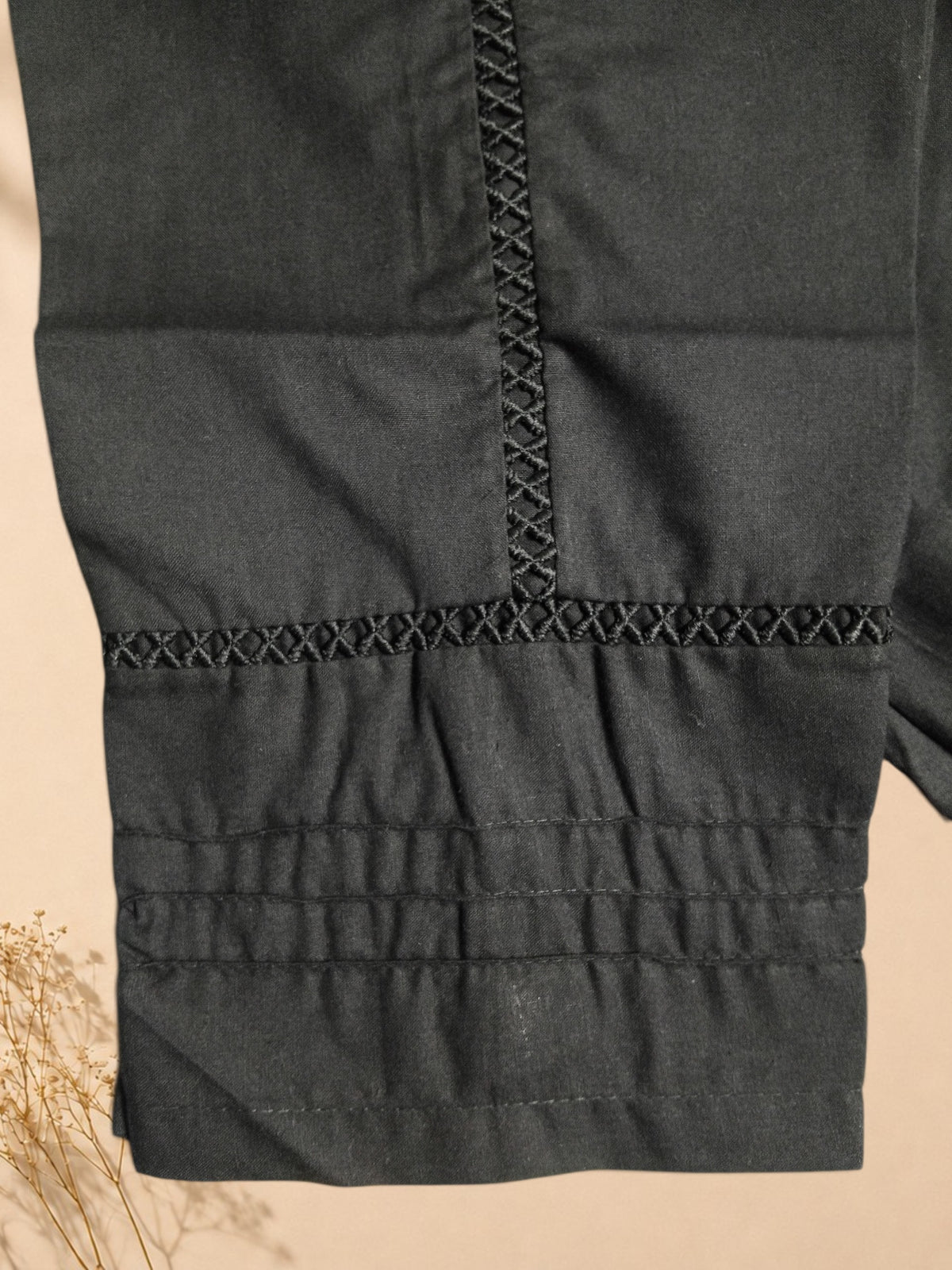 Premium Lace Accent Trousers | SKU: SLT02