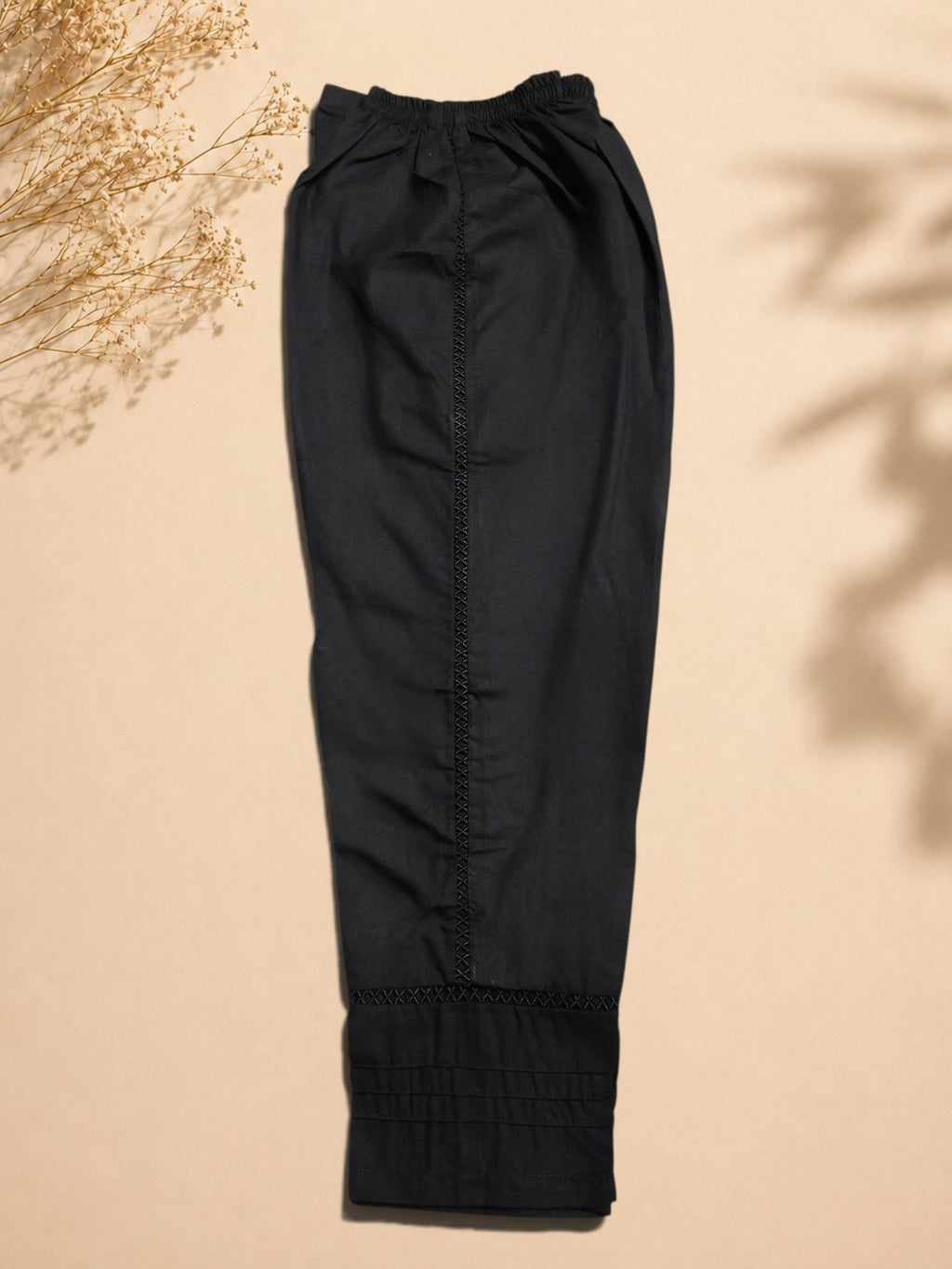 Premium Lace Accent Trousers | SKU: SLT02