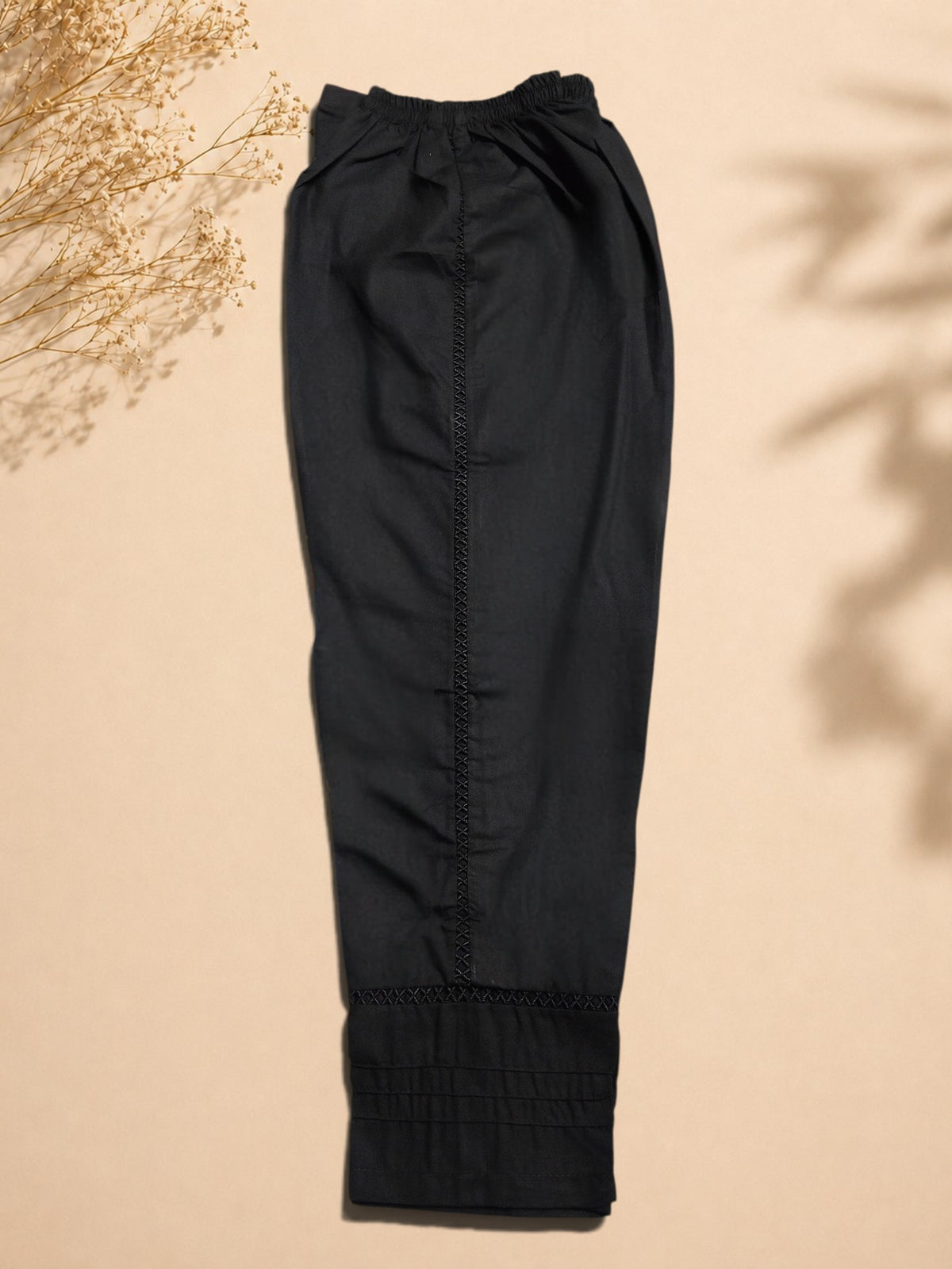 Premium Lace Accent Trousers | SKU: SLT02